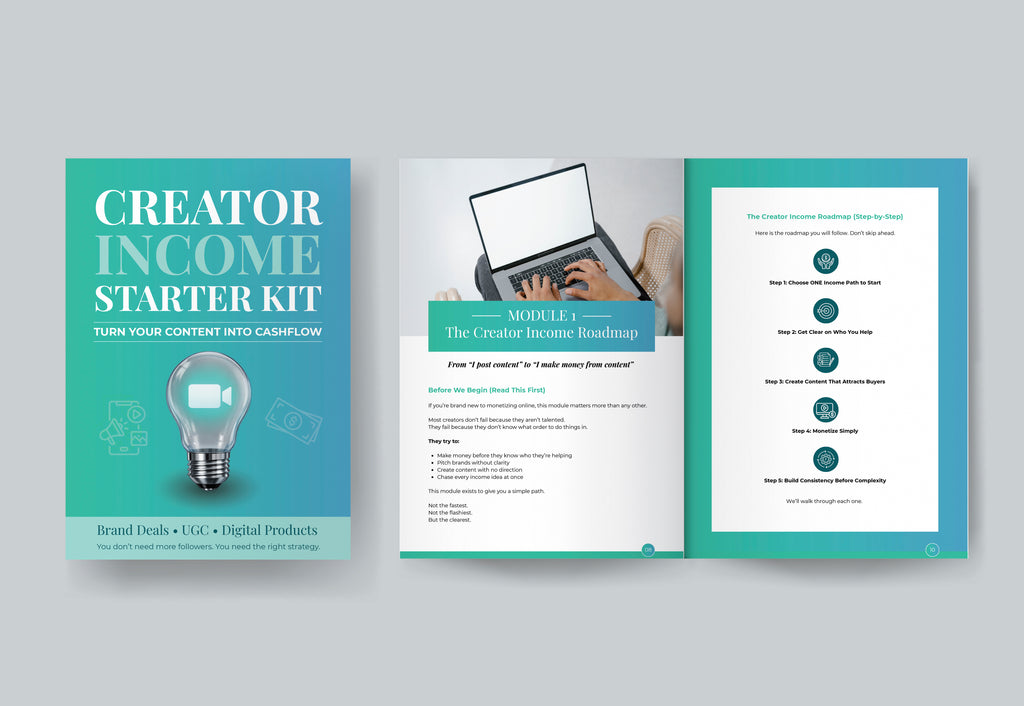 Creator Income Starter Kit